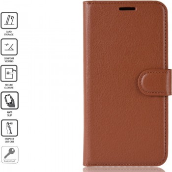Rudas dirbtinos odos atverčiamas dėklas (REDMI S2)